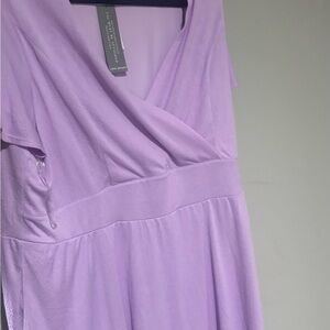 Lane Bryant Lilac V-Neck knee length Dress BRAND NEW.